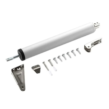 Automatic Door Closer with Hydraulic Buffer Adjustable Closing Speed-White