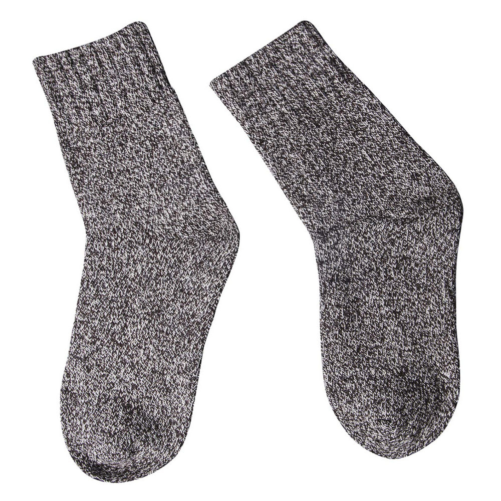 5 Pairs of Vintage Winter Socks Soft Warm Thick Crew Socks for Men Women Style 2