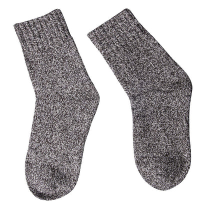 5 Pairs of Vintage Winter Socks Soft Warm Thick Crew Socks for Men Women Style 2