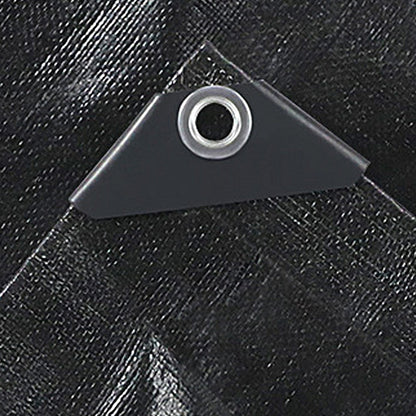 Black Tarp Cover Tarpaulin Heavy Duty Tarps Camping Tent Cover for Outdoor Garden