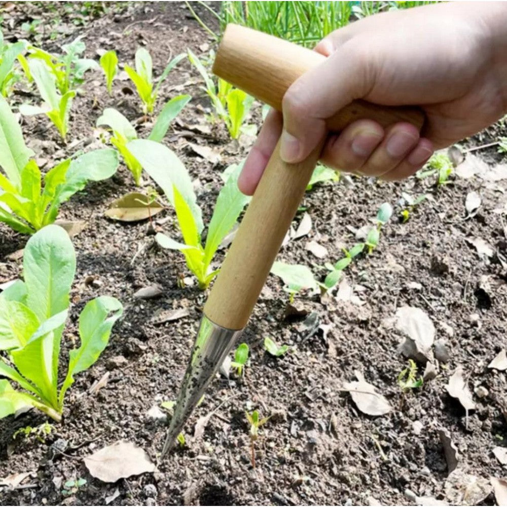 Dibber Gardening Tool Seed Planter Tool for Sowing Seed for Transplanting Plants