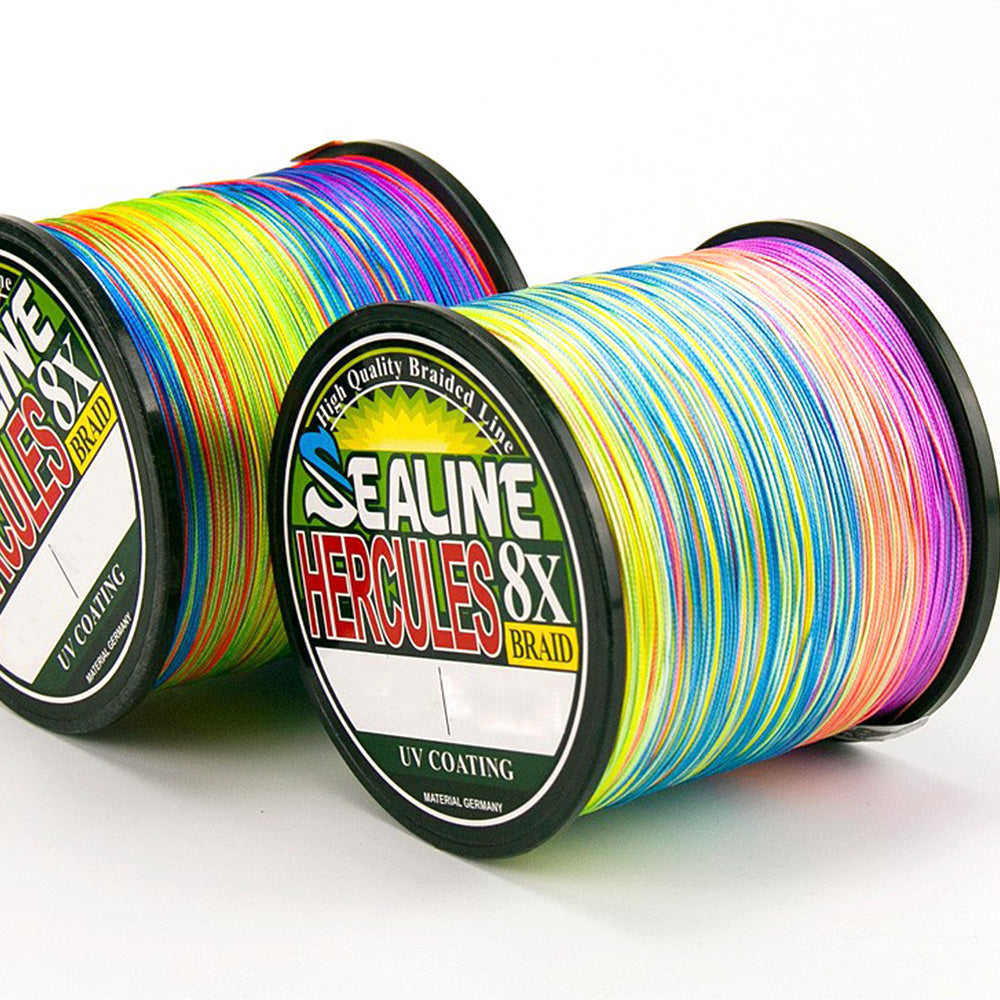500m Multicolor PE Braided Fishing Line 8 Strands Braid Fishing Line
