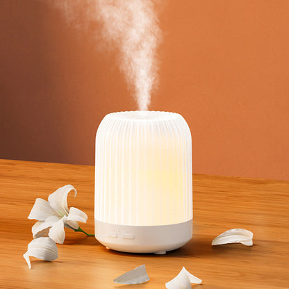 Ultrasonic Essential Oil Diffuser 250ML Small  Humidifiers with Night Light for Home Office Warm Light