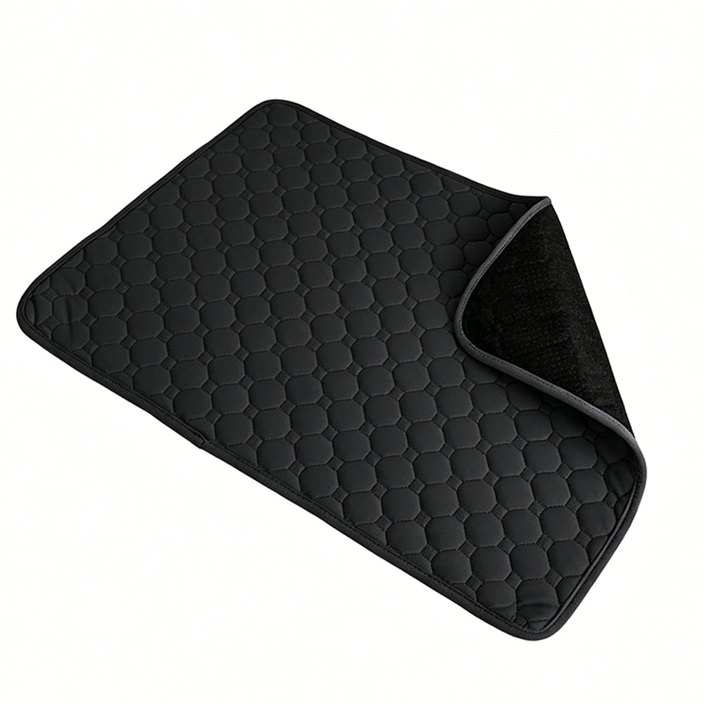Washable Puppy Pads Waterproof Non Slip Reusable Dog Pee Pads for Floor-Black