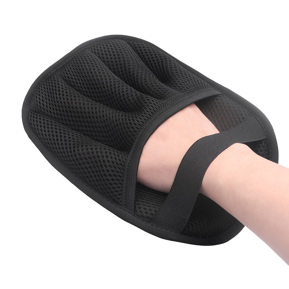 Pet Hair Removal Glove ââ‚?Reusable 5-Finger Electrostatic Grooming Tool