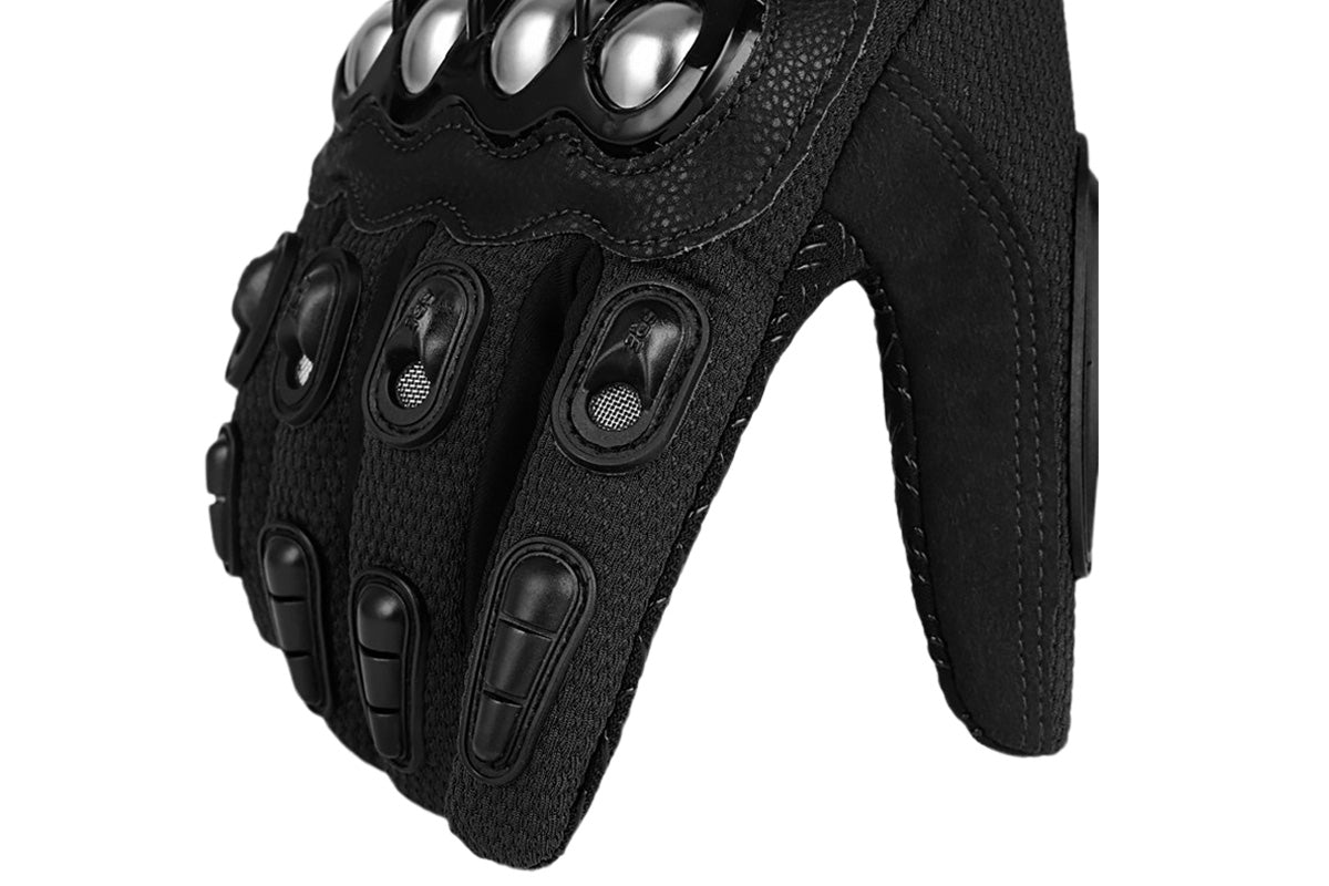 Stainless Steel Armour Motorcycle Gloves Sport Motorbike Racing Street Gloves