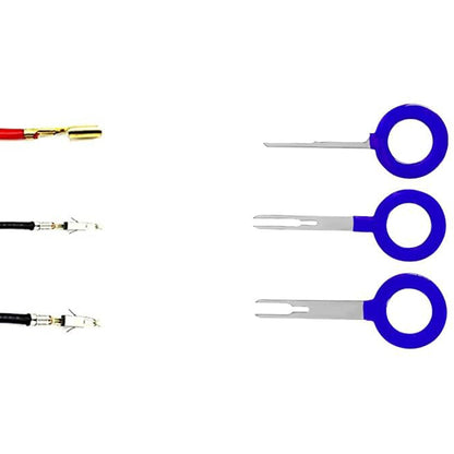 238Pcs Car Trim Removal Tool Kit Universal Clip Set with Fastener Removers for Auto Marine Home Repairs Blue