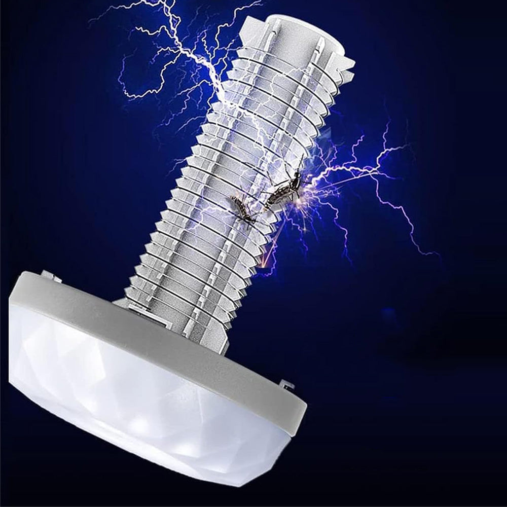 Electric Mosquito Killer Lamp Fly Trap Insect Bug Zapper for Indoor and Outdoor Use Grey