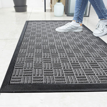45 x 75 cm Non-Slip Door Mat Entrance Mat-Grey