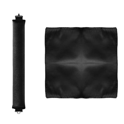 4PCS Heatless Hair Curlers Set for Overnight Styling No-Damage Hair Tools Black