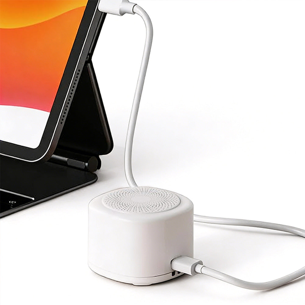 Travel White Noise Sound Machine with 10 Sounds Portable Sound Machine for Sleeping