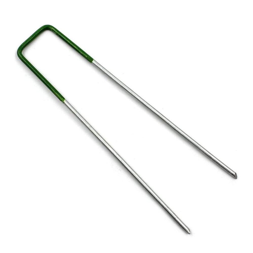 100Pcs U Shaped Metal Garden Landscape Staples