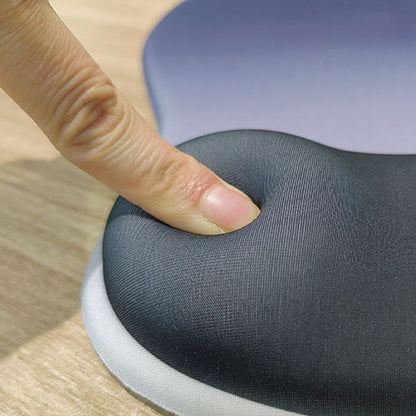 Gel Wrist Rest Mouse Pad Non-Slip Ergonomic Mouse Mat for Computer and Laptop Blue