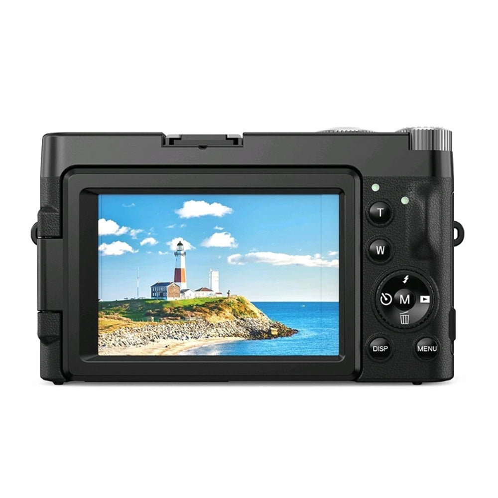 4K Digital Camera 48MP with Flip Screen 16X Zoom & 32GB TF Card