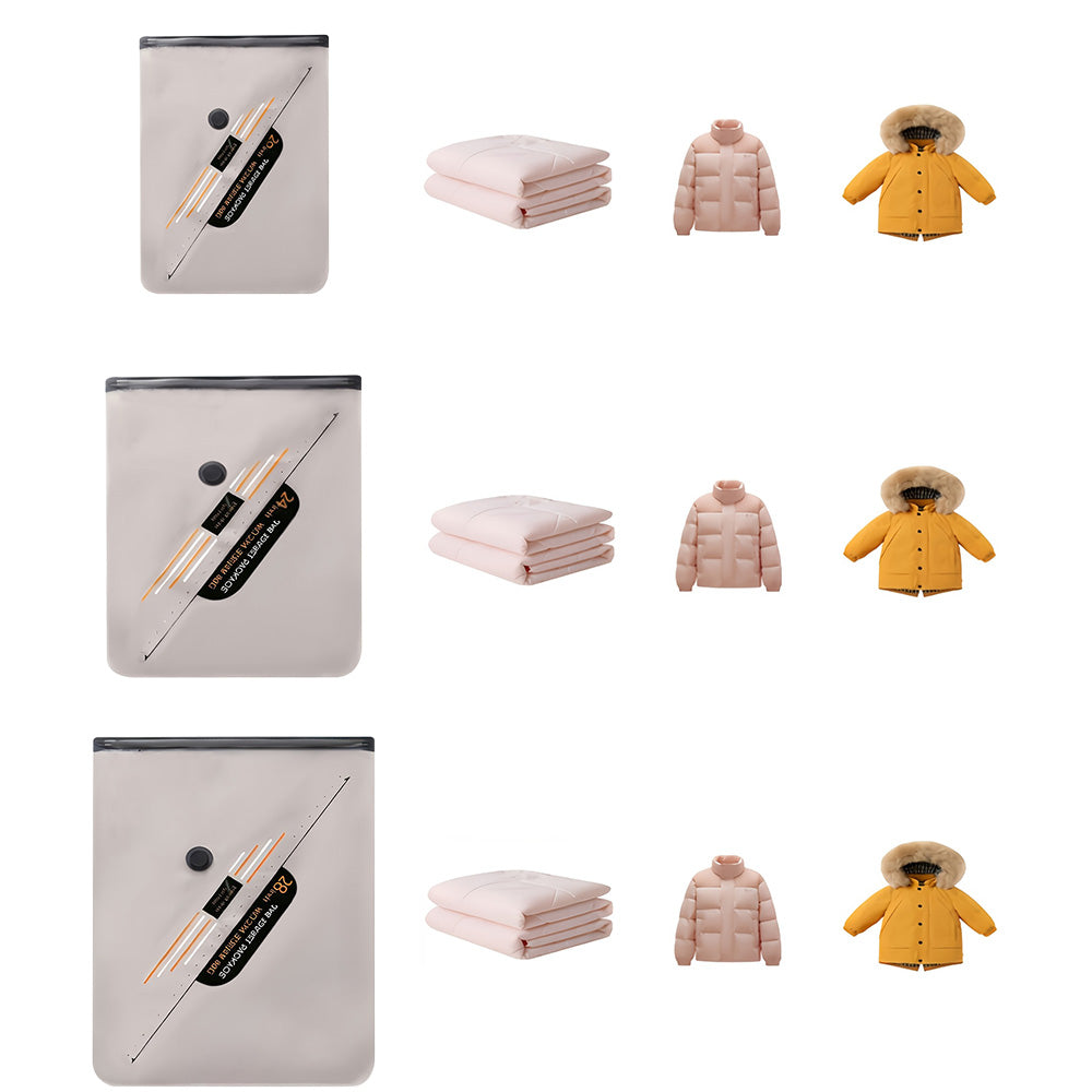 16 PCS Travel Vacuum Bags with Wireless Pump