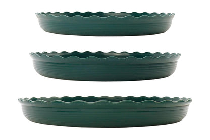 12Pcs Round Plastic Plant Saucers Durable Flower Pot Tray for Indoor Outdoor