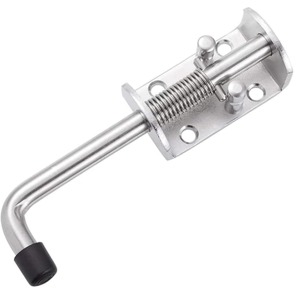8 Piece Galvanized Iron Spring Bolt Latches 1.2 cm Dia 16.5 cm Long