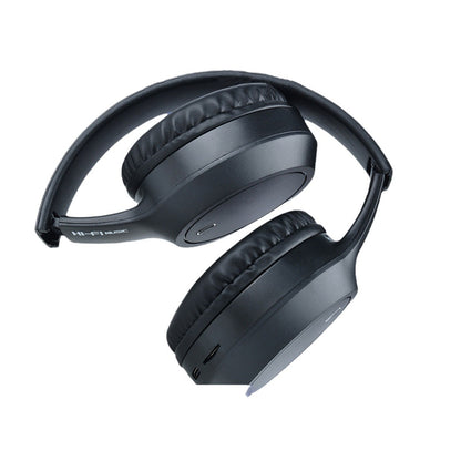 Bluetooth 5.3 Wireless Headphones Rechargeable Earphones Headset with Mic-Black