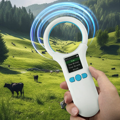 Pet Chip Reader 134.2KHz/125KHz Dog & Animal ID Tag Scanner White