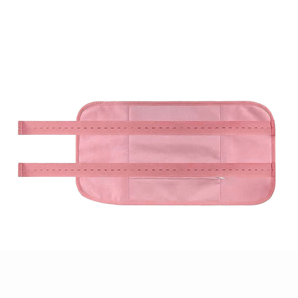 Castor Oil Pack Kit Compress Reusable Wrap Belt for Inflammation Toxin Remover Pink