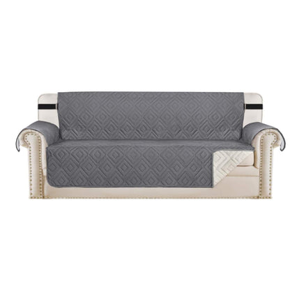Reversible Sofa Slipcover Water Resistant Sofa Cover Couch Covers Furniture Protector Gray