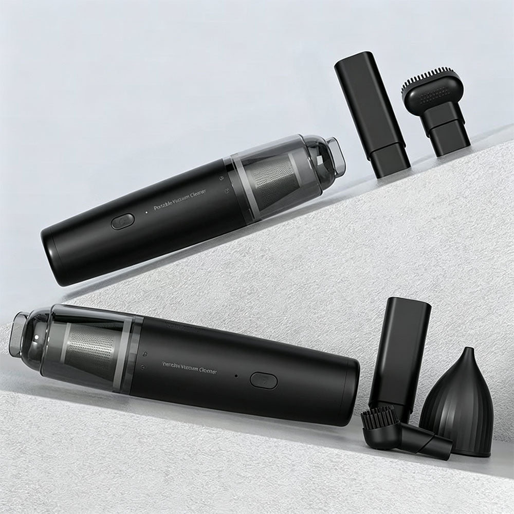 Portable Cordless Handheld Vacuum with Two Suction Modes - Black