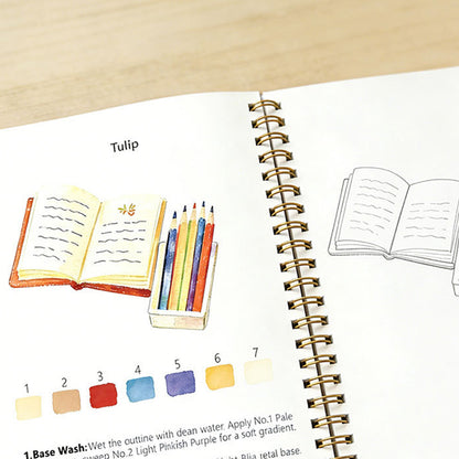 Watercolor Paper Workbook for Adults