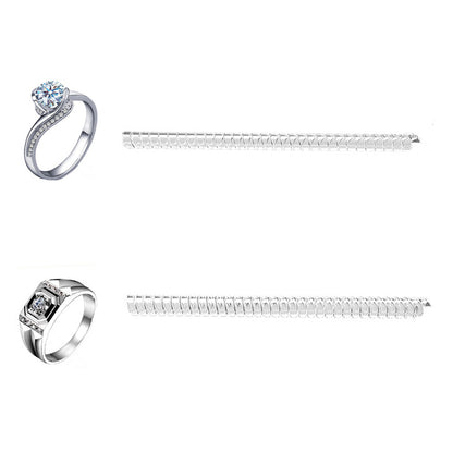 20 Transparent TPU Wraparound Ring Size Adjusters
