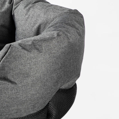 Waterproof Pet Bed with Removable Washable Cover for Small & Medium Cats and Dogs Black and Pink L