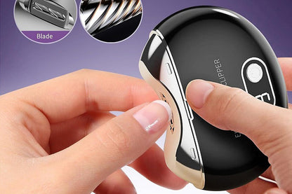 Electric USB Automatic Nail Clipper - Black