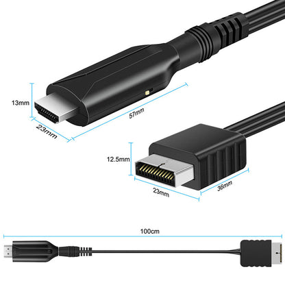1080P For PS2/PS1 HDMI Converter Adapter Cable for HDTV/HDMI Monitor