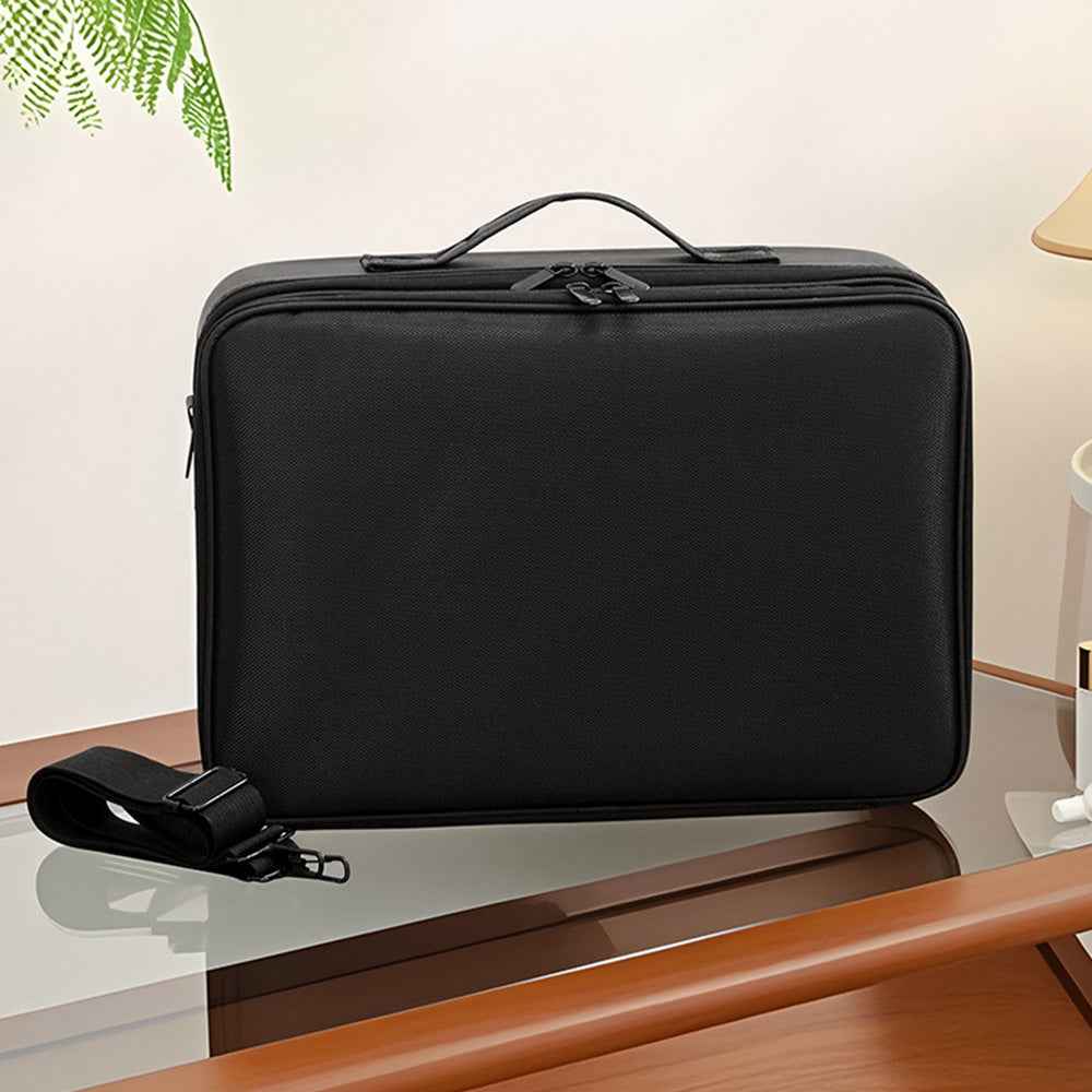 Large Capacity Makeup Bag 3 Layer Cosmetic Case