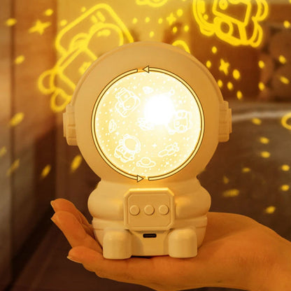 Astronaut Projector Light Starry Music Night Light Bedside Table Lamp Kids Gift
