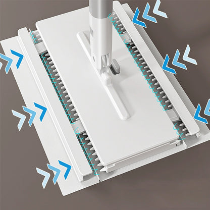 Clip Mop Sweep and Mop Kit for Hardwood Tile Marble and Laminate Floors