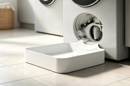 Raised Edge Washing Machine Drain Pan Set for Samsung