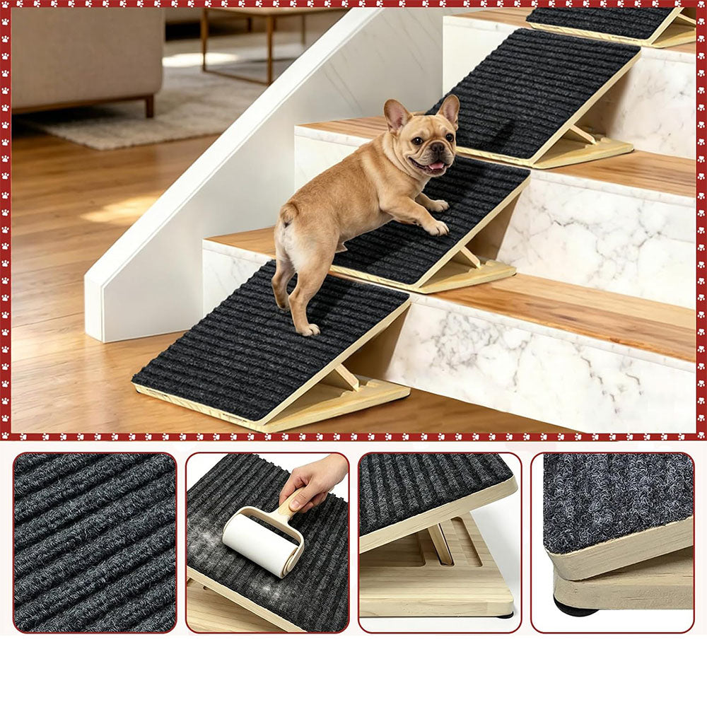 3 Height Foldable Dog Ramp for Stairs