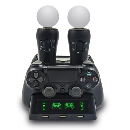 4-in-1 Charger Charging Dock for Sony PS4 Playstation 4 VR PS/VR Move Controllers