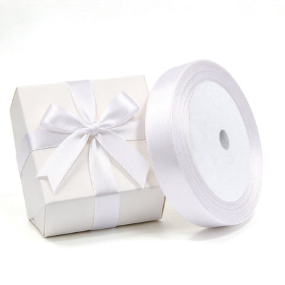 22m Double Sided Polyester Satin Ribbon for Christmas Gift Wrapping