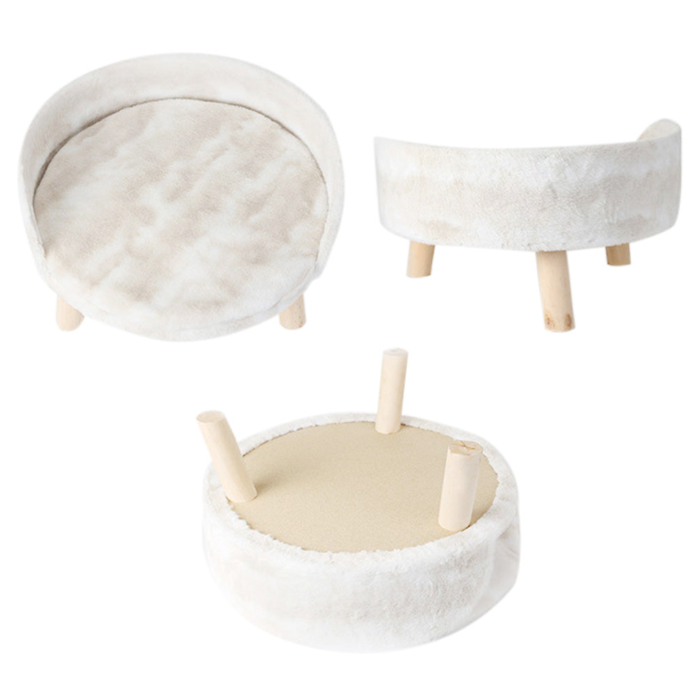 Elevated Dog Cat Bed Sofa Couch Kitten Lounge Raised Pet Bed with Legs-L