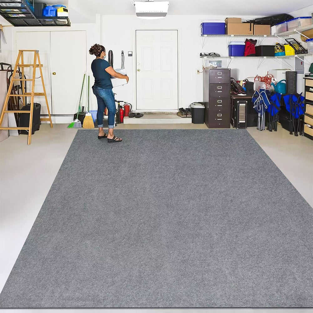 TPR Non Slip Felt Garage Floor Mat for Oil and Liquid Absorption
