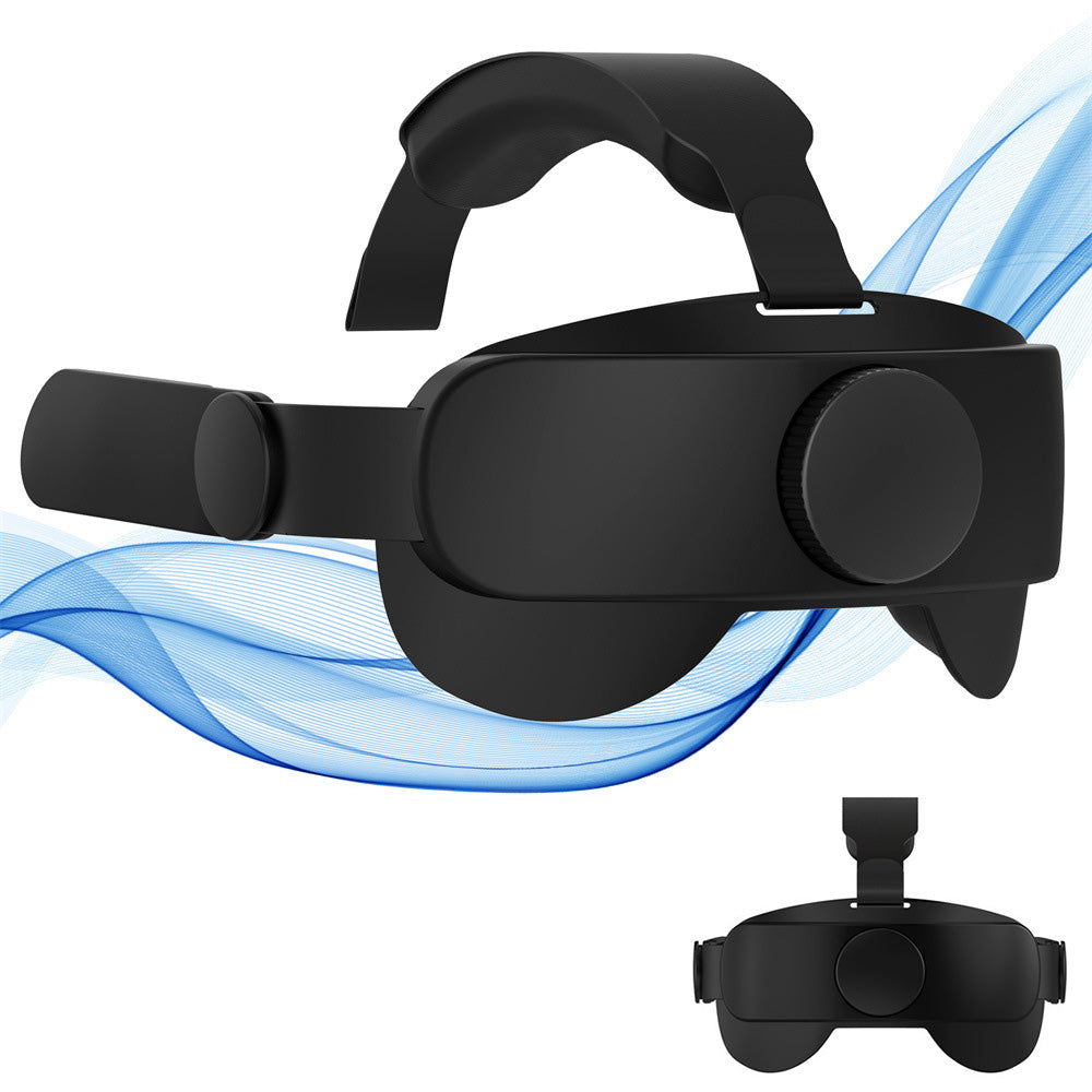 Adjustable Replacement Head Strap for Oculus Quest 2 Comfortable VR Headset Accessory Black