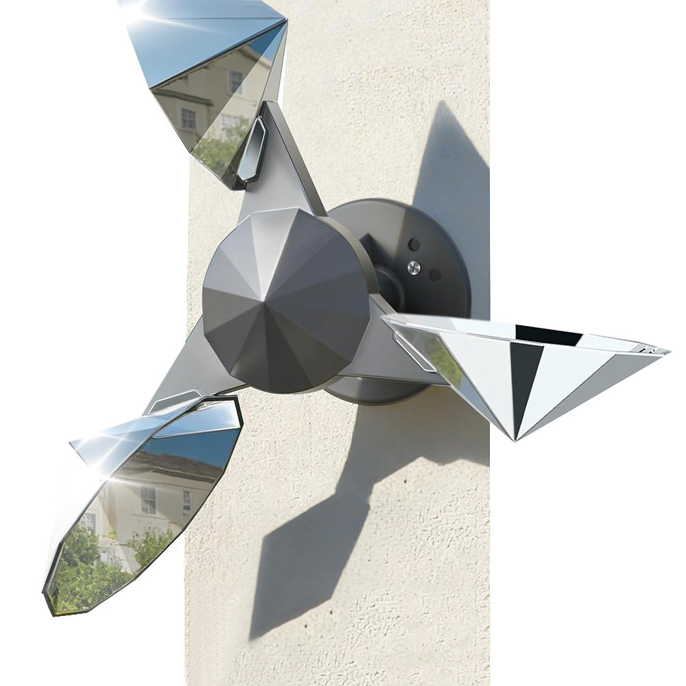 2Pcs Bird Scare Reflective Device Rotating Bird Repeller