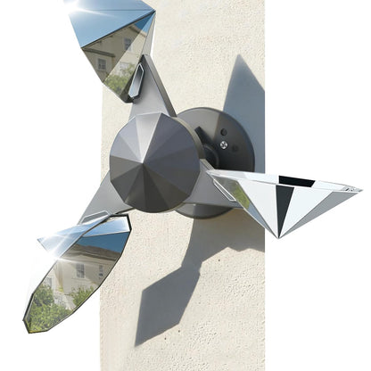 2Pcs Bird Scare Reflective Device Rotating Bird Repeller