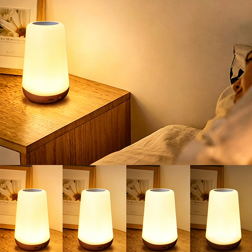 13 Colors Touch Lamp Dimmable Night Light with Hidden Hook for Bedroom