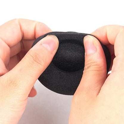 10 PCS Replacement Ear Pads Foam Cushion Covers for Headphones Headset Ear Cushions Universal Round Ear Covers
