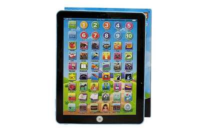 Little Ones Learning Pad to Learn Music Words Alphabet Electronic Educational Toy-Blue