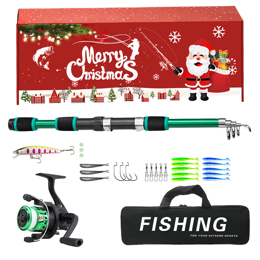 24 Days Surprise Countdown Calendar Christmas Fishing Lures Set Advent Calendar Style 1