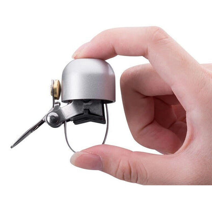 Retro Bike Bell Copper Crisp Cycling Bicycle Handlebar Bell Alarm Ring Sliver