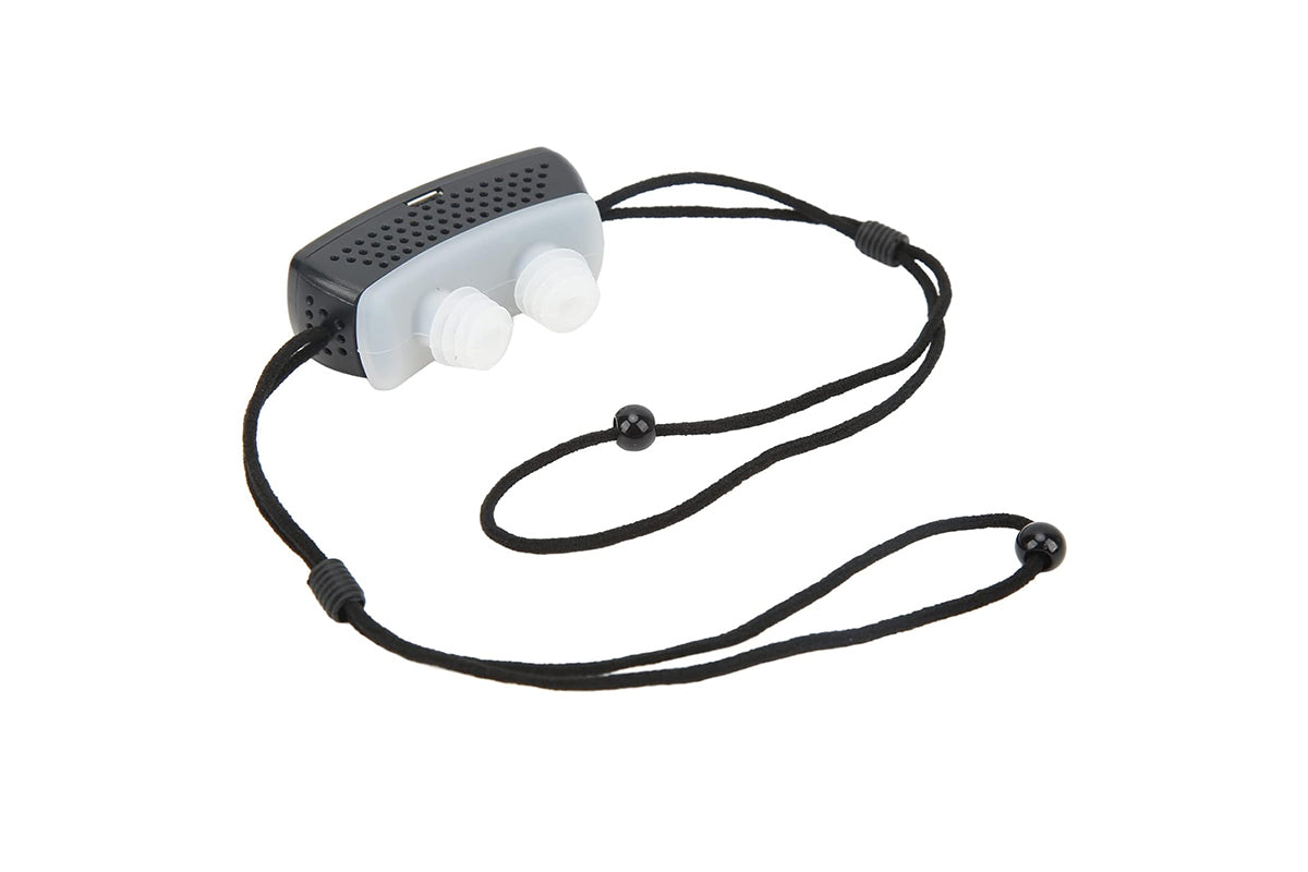 2Pcs Anti Snoring Devices with Fixing Strap Electric Snore Stopper Wearable 6-Speed Anti-snoring Chin Massager Stop Snore