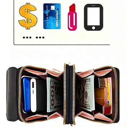 Touchscreen Crossbody Phone Bag Small Purse with Card Slots for Travel-Black